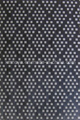 Tabla de carilla de madera de tejido negro 1220*2440 mm para fines decorativos de paredes