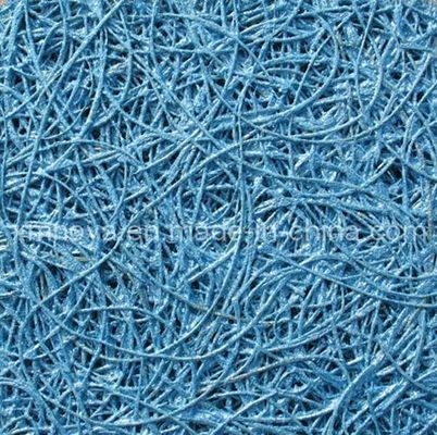 Decoración del techo con paneles acústicos de colores y tablero de cemento de lana de madera de fibra