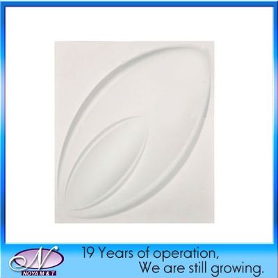 Panel de pared 3D a prueba de agua en blanco ópalo para decoración del hogar