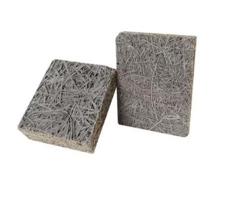 Tabla de cemento de lana de madera de aislamiento térmico de fibra azul con servicio posventa de reemplazo