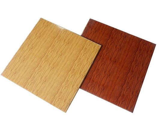 Panel de pared compuesto de PVC 3D fácil de limpiar para materiales de decoración en 500mmx500mm Tamaño
