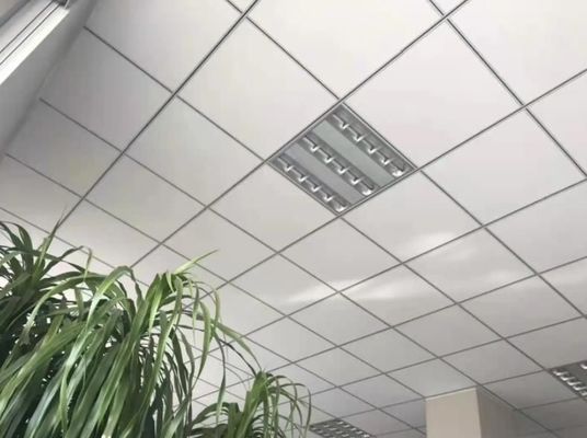 Tabla de techo perforada de lana mineral de 600 mm para absorción de sonido interior