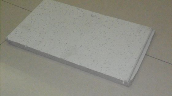 Tabla de techo perforada de lana mineral de 600 mm para absorción de sonido interior