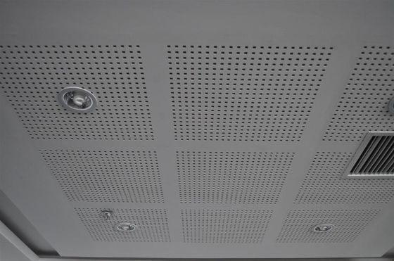5/15q Placa de yeso para techo impermeable perforada acústica de absorción de sonido