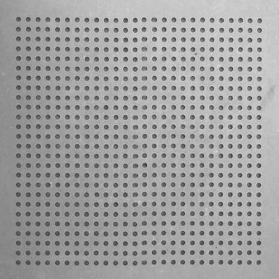 5/15q Placa de yeso para techo impermeable perforada acústica de absorción de sonido