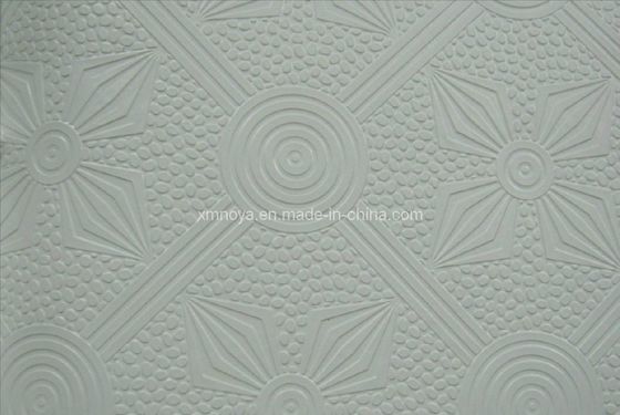 Película de laminado de PVC para techos de placas de yeso en relieve impermeable 900 kg/m3 sin patrón