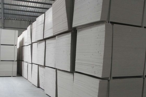 Placa de yeso de absorción de sonido acústico cuadrado para pared divisoria y solución de techo