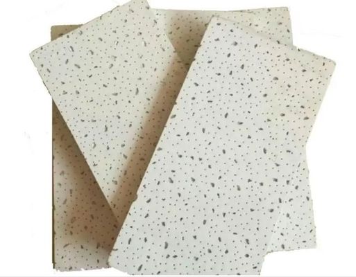Descuento de azulejos para techos cuadrados Lana mineral acústica 300*300 para materiales de construcción