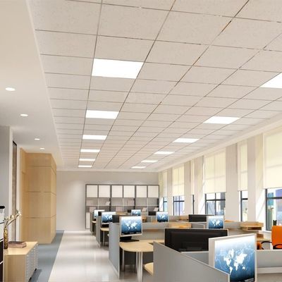 Revestimiento por aerosol Tejas acústicas de lana mineral para decoración y aislamiento de hoteles
