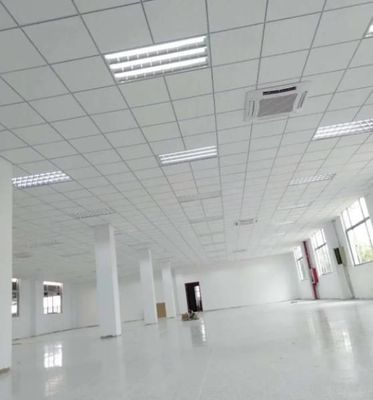Tejas perforadas de lana mineral para decoración de oficinas y prestaciones acústicas