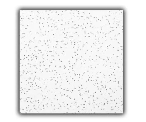 Tejas perforadas de lana mineral para decoración de oficinas y prestaciones acústicas