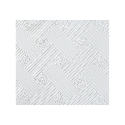 Panel acústico de yeso de PVC para el techo y la pared