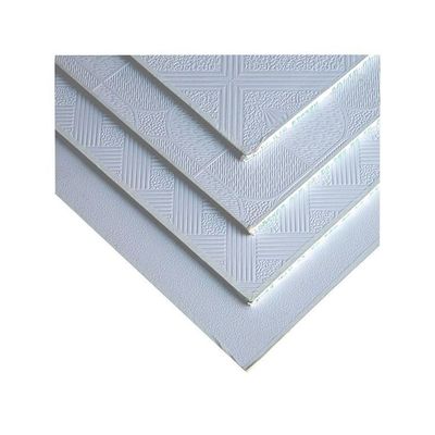 Panel acústico de yeso de PVC para el techo y la pared