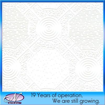 Mejora de paredes y techos de hoteles Acústica PVC Placas de yeso de techo 7mm-15mm de espesor