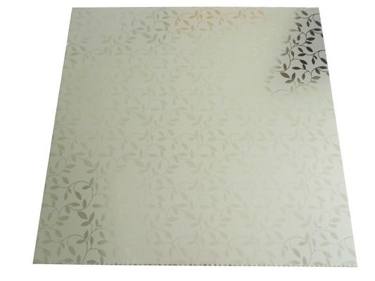 Panel de pared compuesto de PVC 3D para decoración de dormitorio / tienda en 500mmx500mm