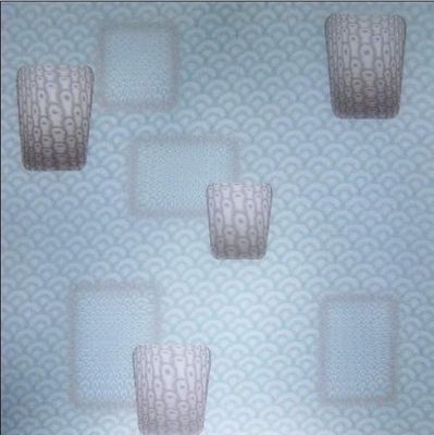 Panel 3D de plástico impermeable para interiores para decoración de paredes / techos Tamaño 460mm * 460mm