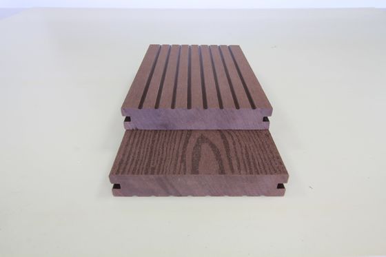 150mm*25mm WPC de madera y plástico de cubierta compuesta para la decoración del jardín Empresa de negocios