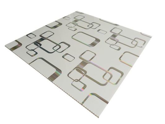 Panel 3D de PVC colorido impermeable para decoración de paredes en 500mmx500mm Tamaño