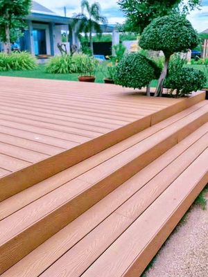 NYH145*30 WPC suelo exterior verde de madera de tablero compuesto superficie plana terminada