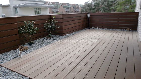 NYH145*30 WPC suelo exterior verde de madera de tablero compuesto superficie plana terminada
