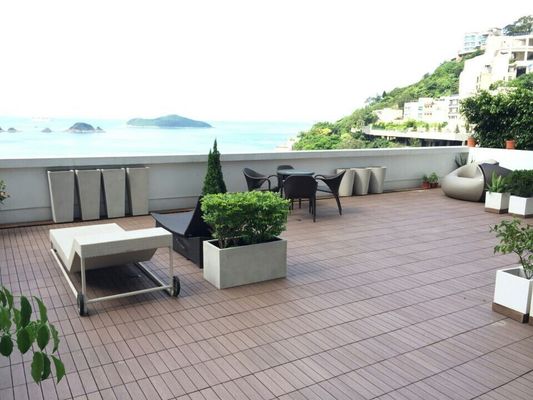 Decking de WPC para uso comercial y medioambiental HS140*30 en 12 colores estándar para su elección