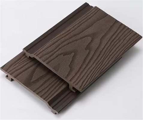 Revestimiento de pared de WPC resistente a los rayos UV 45% HDPE 50% Fibras de madera residual y diseño duradero