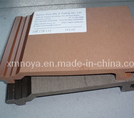 Revestimiento de pared exterior WPC hecho de materiales reciclables Ny156*21
