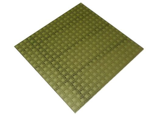 Panel 3D compuesto de plástico no personalizado de 500 mm x 500 mm para aplicaciones decorativas en paredes