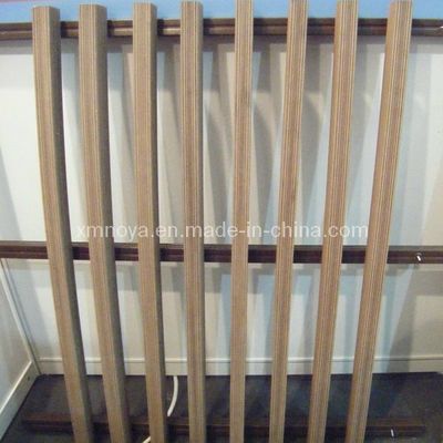 Recinto de cubierta exterior de madera de plástico compuesto WPC NY75 * 25 con patrón de grano de madera
