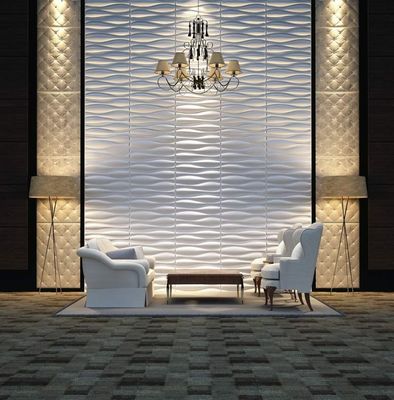 Panel decorativo de pared 3D para oficinas Materiales de aislamiento térmico de absorción de sonido duradero