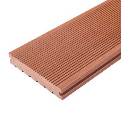 Modelo de grano de madera Material de suelo sintético de WPC para cubiertas y pisos personalizados