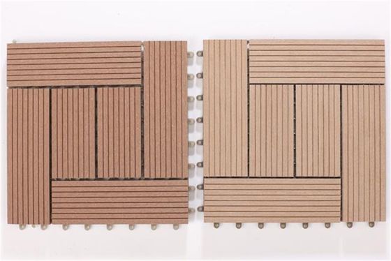 Modelo de grano de madera WPC para cubiertas exteriores azulejos de suelo para madera sintética plástico compuesto