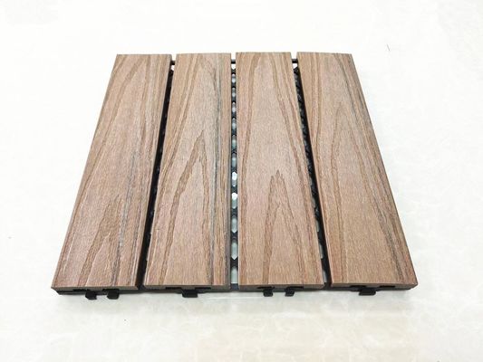 Modelo de grano de madera WPC para cubiertas exteriores azulejos de suelo para madera sintética plástico compuesto