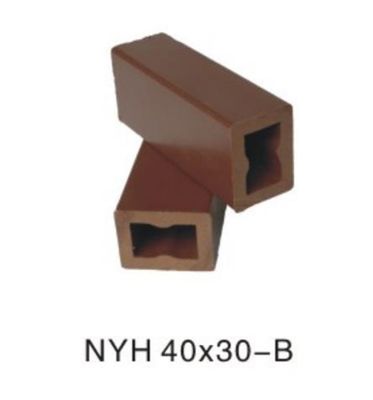 Decking exterior de 150 mm * 25 mm de madera plástica compuesta / WPC para materiales de techo resistente