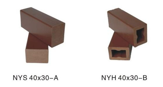 Decking exterior de 150 mm * 25 mm de madera plástica compuesta / WPC para materiales de techo resistente
