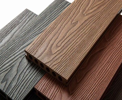 Tipo de suelo de madera compuesta 150 mm*25 mm para pisos exteriores