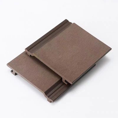 Panel de cubierta de WPC impermeable para paredes exteriores de granos de madera