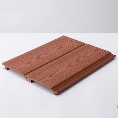 Panel de cubierta de WPC impermeable para paredes exteriores de granos de madera