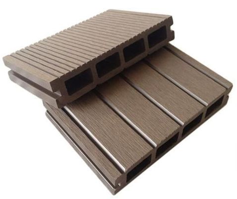 DSC0121 de madera sintética de plástico compuesto cerco de WPC / cubierta para exteriores