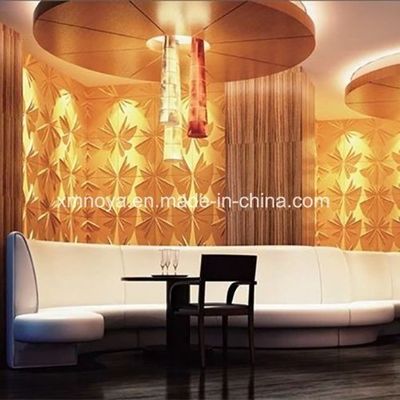 Panel 3D Ecológico E0 aislante acústico de sonido tablero de pared para estilo decorativo de gimnasio
