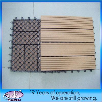 Piso/pavimento de madera/plastico compuesto con certificación SGS en gris