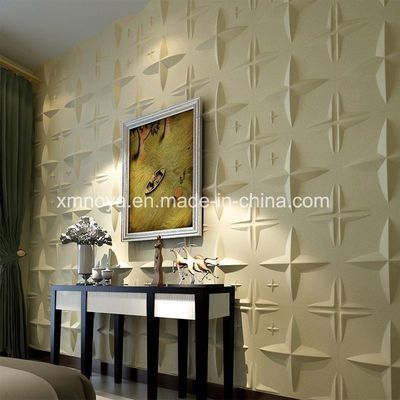Panel 3D personalizado para decoración de paredes de arte de interiores modernos en tonos azules