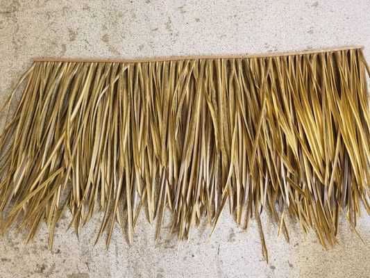 Componente de material de PVC de aspecto natural techos decorativos de plástico de paja