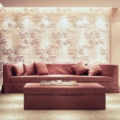 Panel 3D decorativo de fondo de sofá moderno con material y diseño ecológico