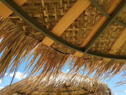 Noya Thatch Tile 04 Tejas de techo plano para simulación sintética ambiental artificial