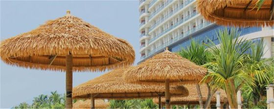 Tejas de paja de PVC personalizadas para bares en el jardín o junto al mar fáciles de instalar y mantener