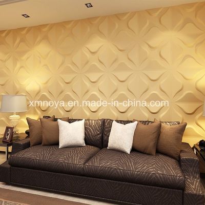 E0 Eco-amigable 500mmx500mm Panel de pared 3D de aislamiento acústico para el fondo del sofá