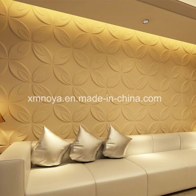 E0 Eco-amigable 500mmx500mm Panel de pared 3D de aislamiento acústico para el fondo del sofá
