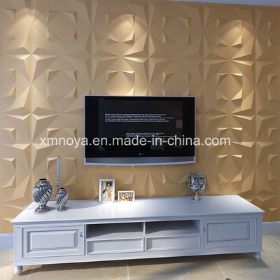 Tablero de pared 3D acústico decorativo 460mm*460mm Tamaño para TV Fondo en la sala de estar