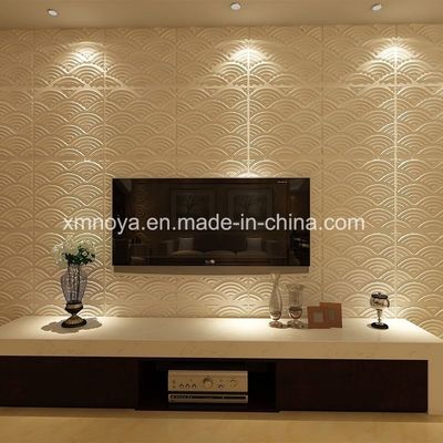 Tablero de pared 3D acústico decorativo 460mm*460mm Tamaño para TV Fondo en la sala de estar
